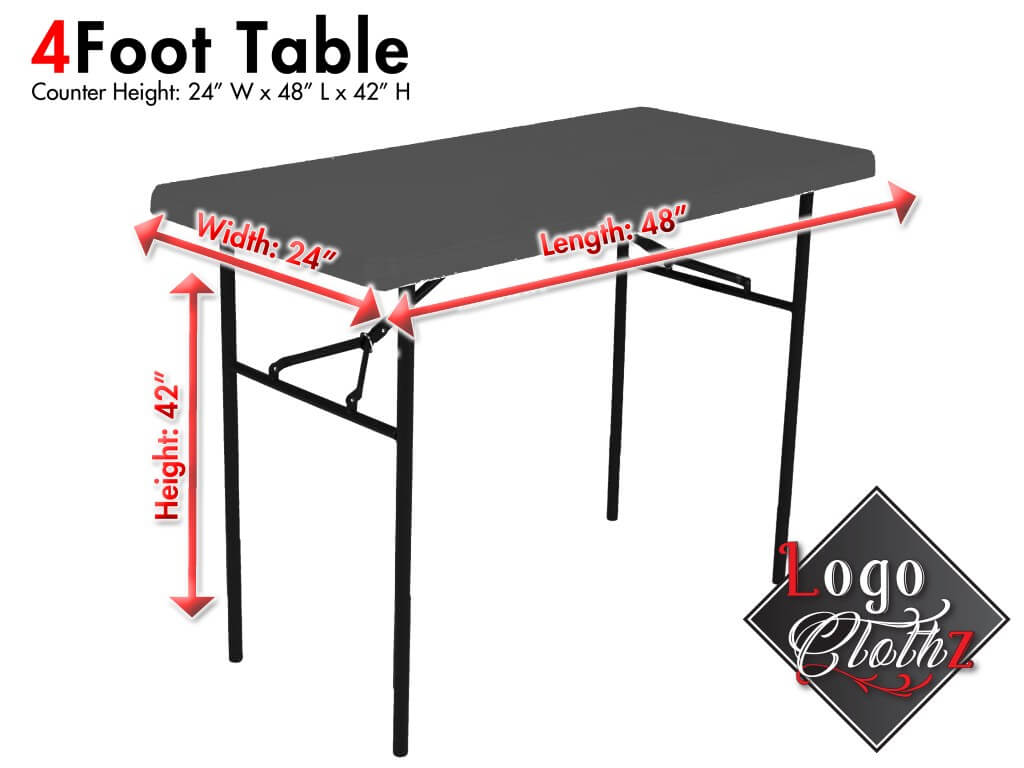 Counter height 4ft table