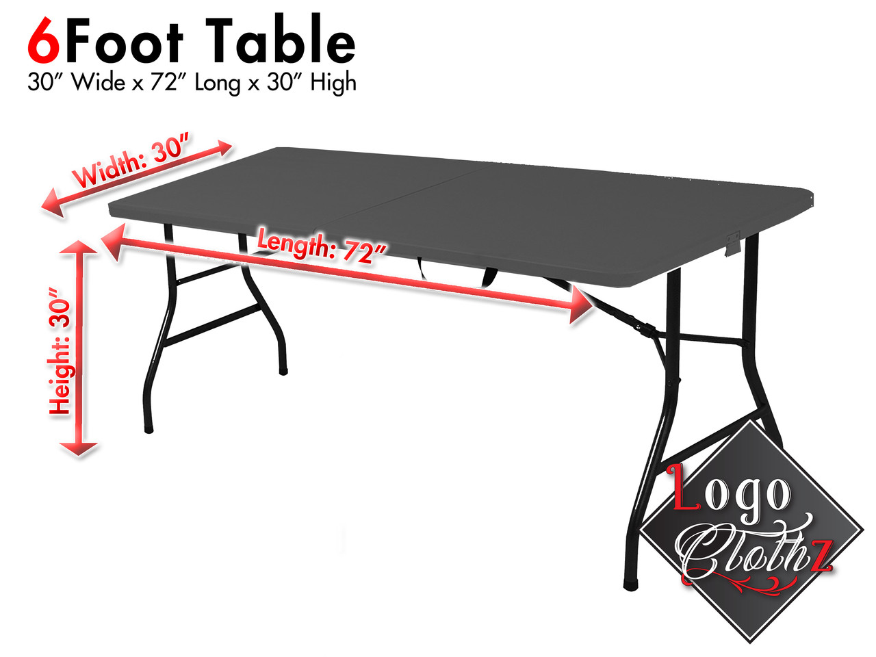 36 inch tall fitted table cover example