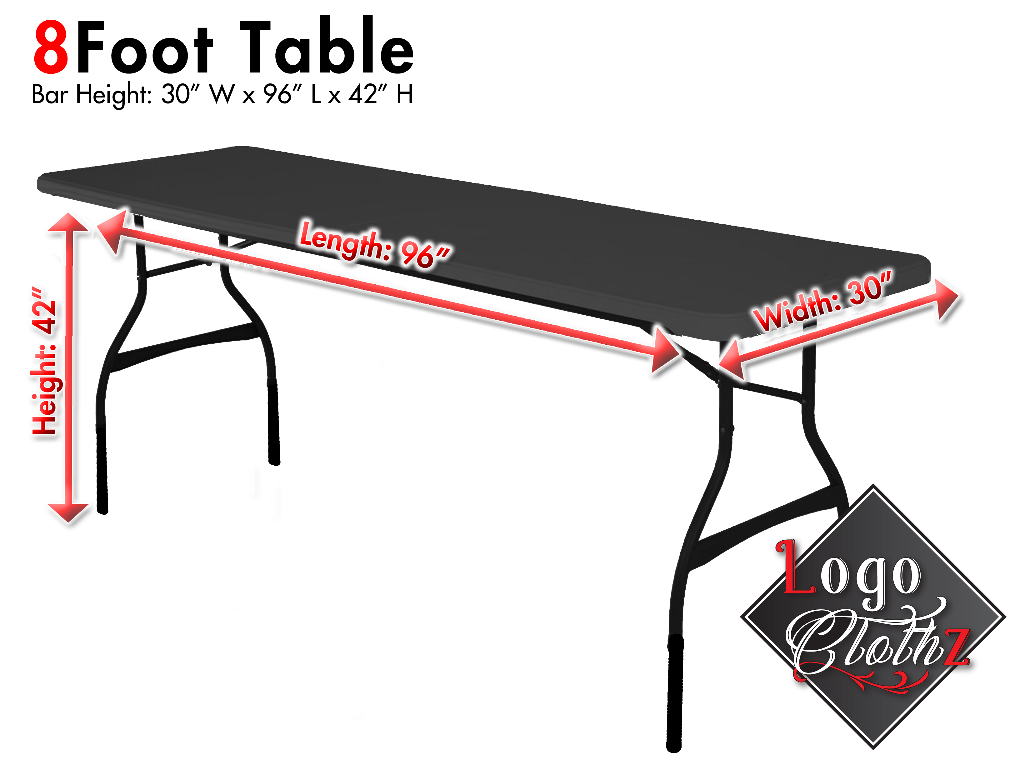 Bar height table throw example